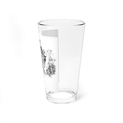 Lady Hester Stanhope Riding with William Pitt - Pint Glass 16oz - Go Mug Yourself