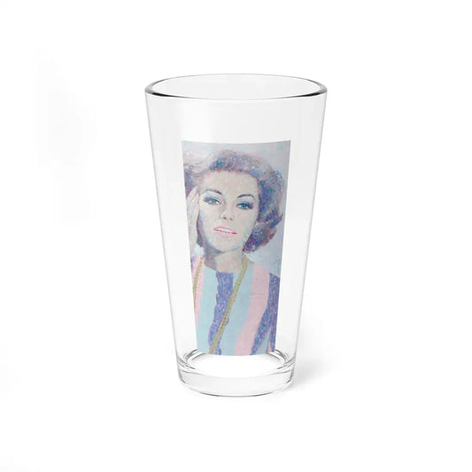 Lady in Beads - Pint Glass 16oz 16oz - Go Mug Yourself