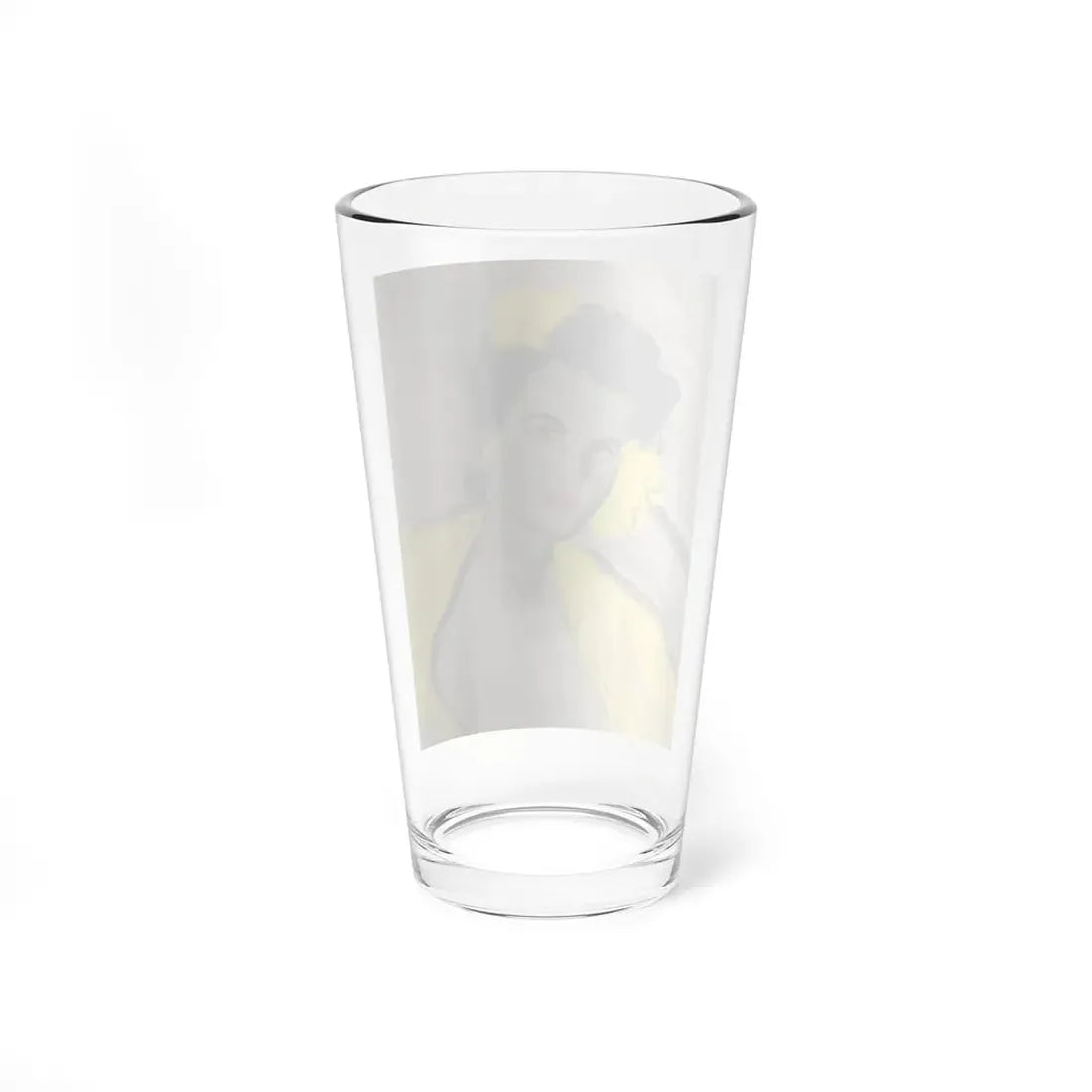 Lady in Yellow, circa 1970s - Pint Glass 16oz - Go Mug Yourself