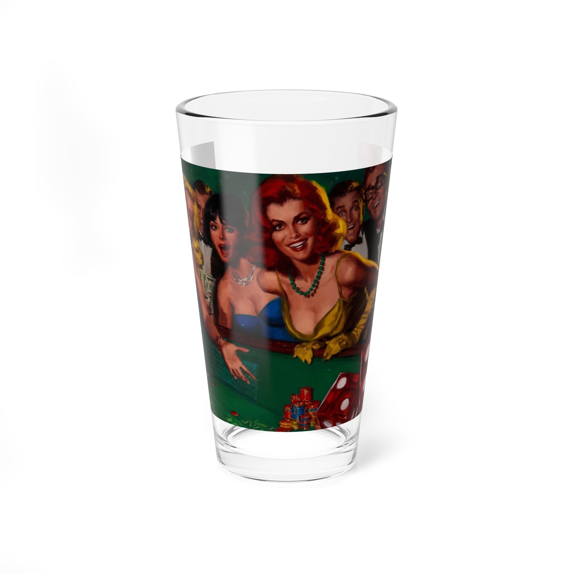 Lady Luck - Pint Glass 16oz-16oz-Go Mug Yourself