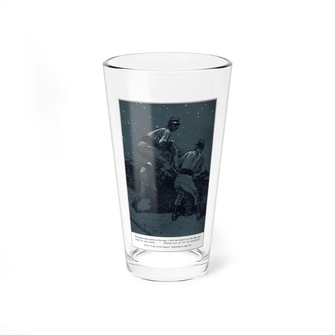 Lady of the Legion (2), Blue Book Magazine, March 1940 - Pint Glass 16oz 16oz - Go Mug Yourself