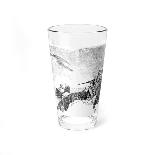 Lady of the Legion (6), Blue Book Magazine, May 1940 - Pint Glass 16oz 16oz - Go Mug Yourself