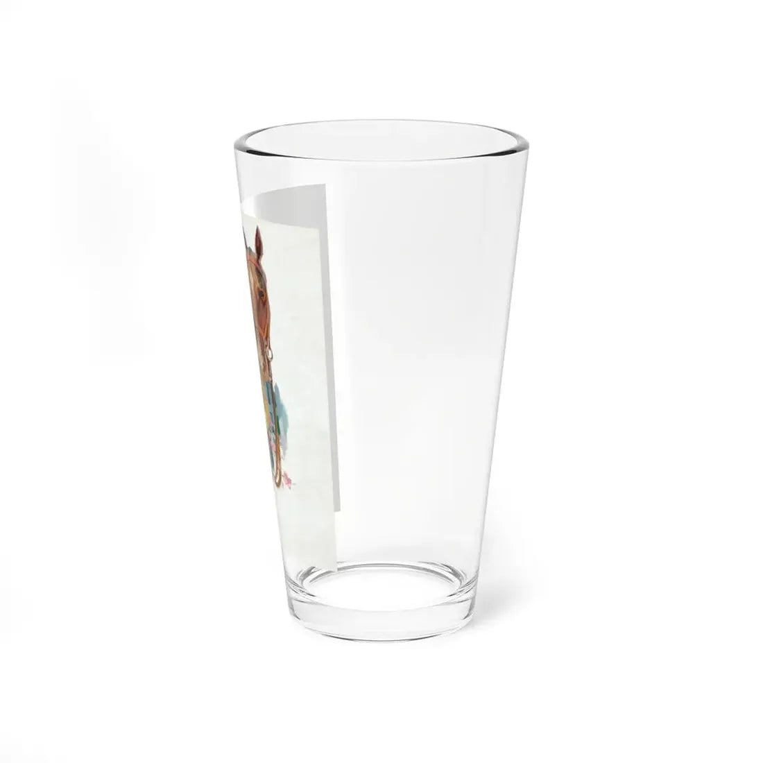 Lady Rider, Grapette Soda, ad illustration - Pint Glass 16oz - Go Mug Yourself