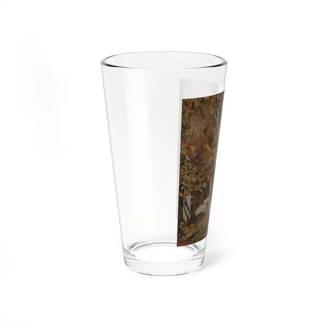 Lady Walking a Borzoi - Pint Glass 16oz - Go Mug Yourself