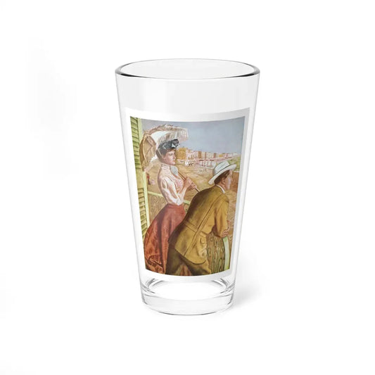Lady With A Scarf by Adrian Alington, Good Housekeeping. 1950 - Pint Glass 16oz 16oz - Go Mug Yourself