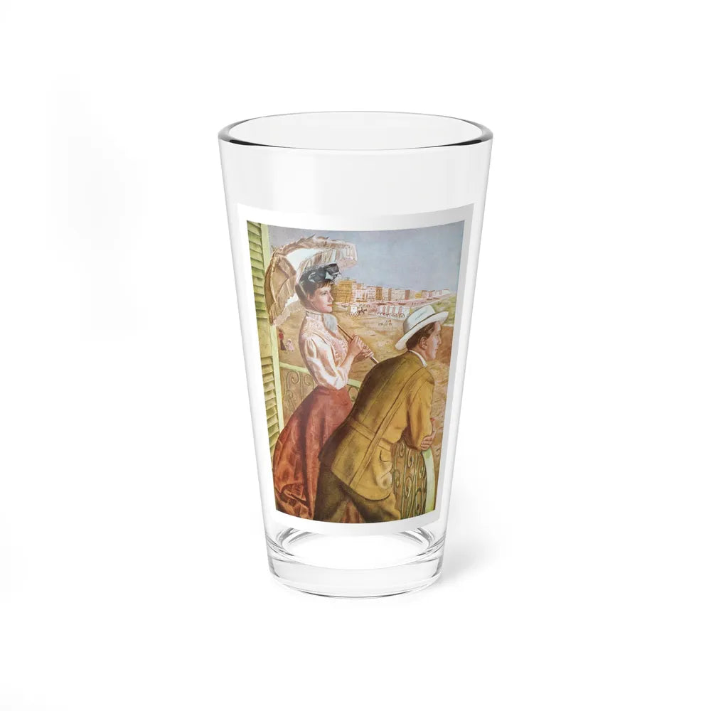 Lady With A Scarf by Adrian Alington, Good Housekeeping. 1950 - Pint Glass 16oz-16oz-Go Mug Yourself