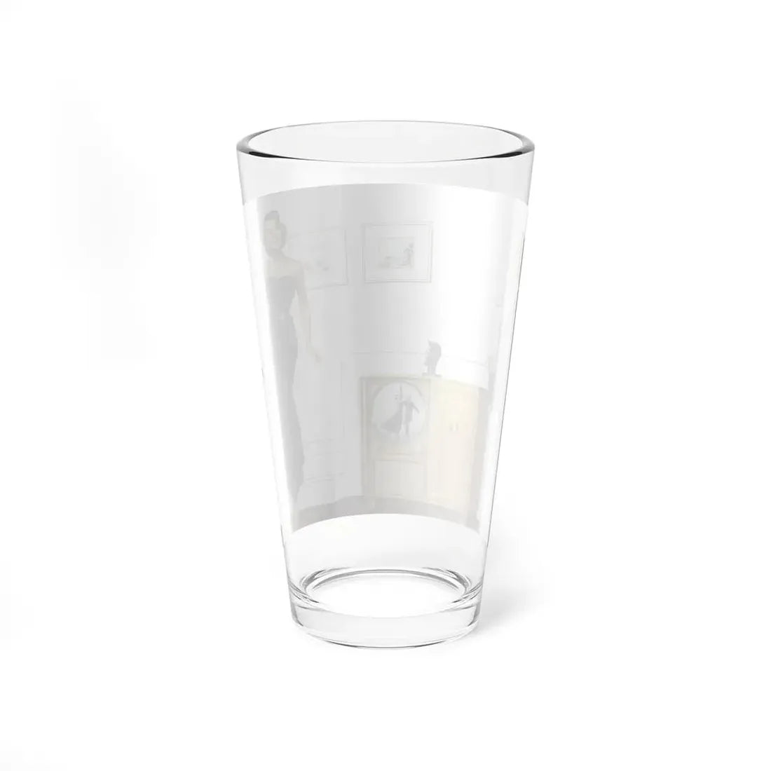 Lady with TV - Pint Glass 16oz - Go Mug Yourself