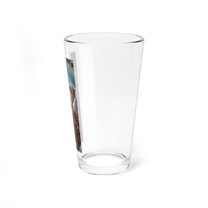 Lady With Wings, Liberty magazine illustration, March 27, 1943 - Pint Glass 16oz - Go Mug Yourself