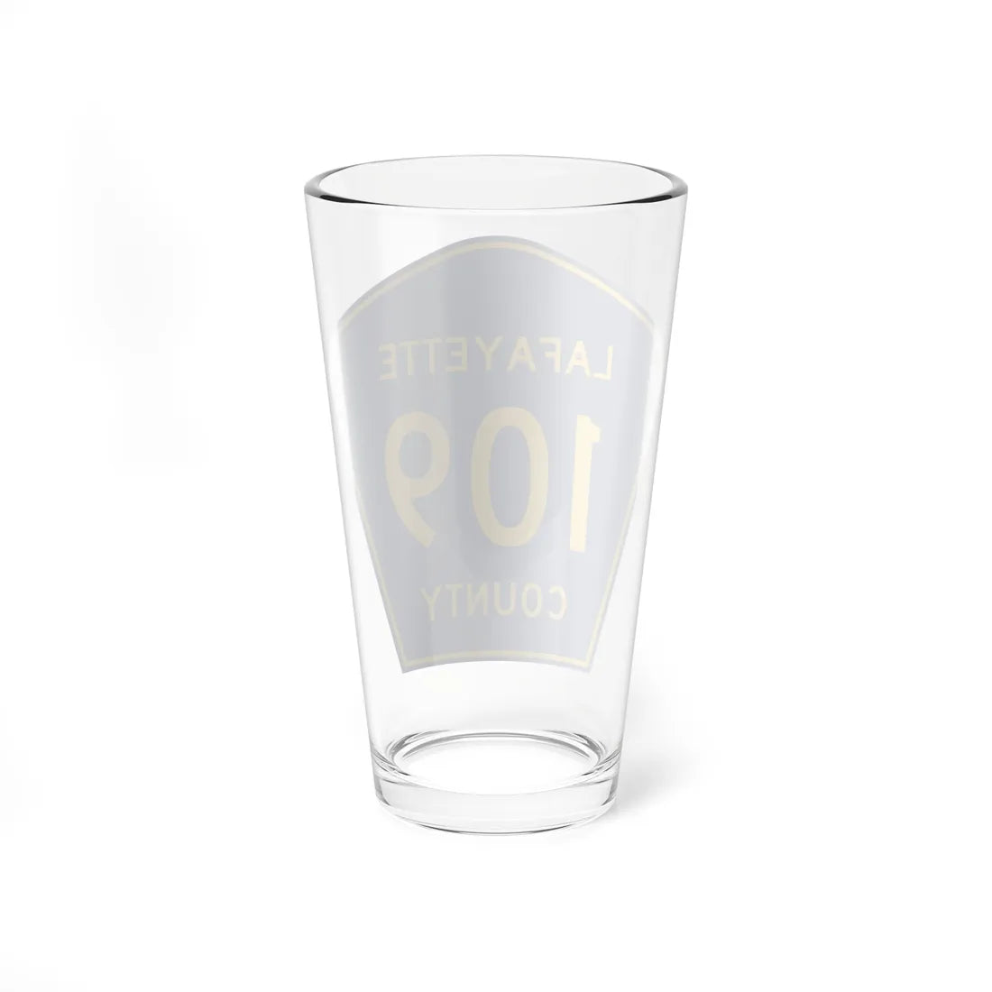 Lafayette County Route 109 MS (Mississippi) (Road Sign) Pint Glass 16oz - Go Mug Yourself