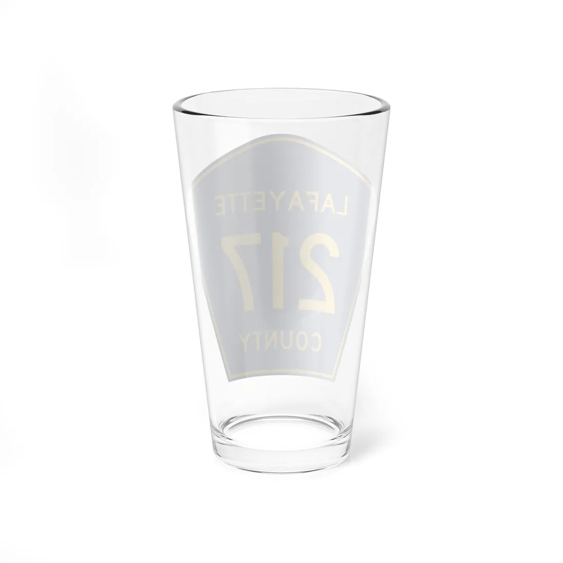 Lafayette County Route 217 MS (Mississippi) (Road Sign) Pint Glass 16oz - Go Mug Yourself