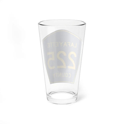 Lafayette County Route 225 MS (Mississippi) (Road Sign) Pint Glass 16oz - Go Mug Yourself
