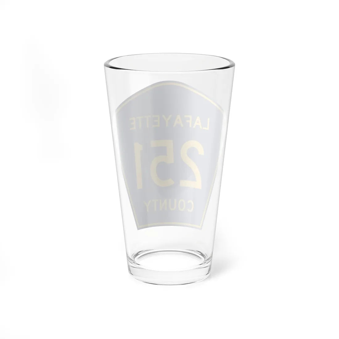 Lafayette County Route 251 MS (Mississippi) (Road Sign) Pint Glass 16oz - Go Mug Yourself