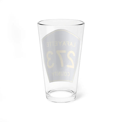 Lafayette County Route 273 MS (Mississippi) (Road Sign) Pint Glass 16oz - Go Mug Yourself