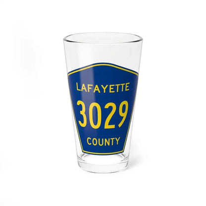 Lafayette County Route 3029 MS (Mississippi) (Road Sign) Pint Glss 16oz 16oz - Go Mug Yourself