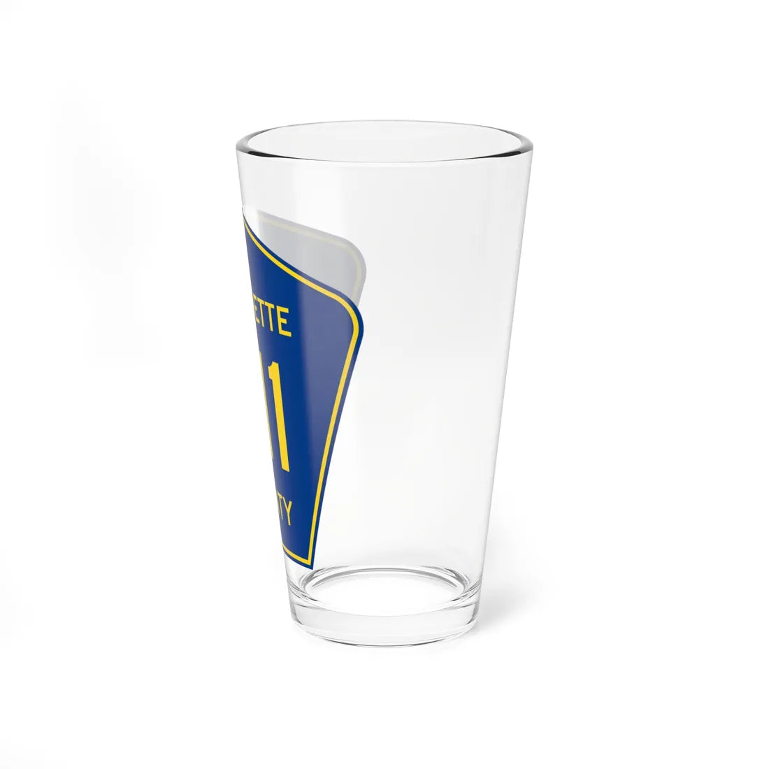 Lafayette County Route 311 MS (Mississippi) (Road Sign) Pint Glass 16oz - Go Mug Yourself