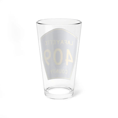 Lafayette County Route 409 MS (Mississippi) (Road Sign) Pint Glass 16oz - Go Mug Yourself