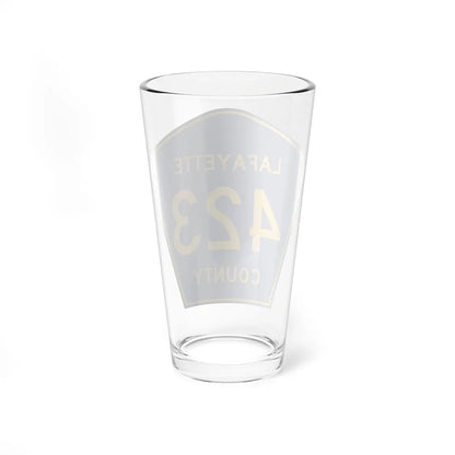 Lafayette County Route 423 MS (Mississippi) (Road Sign) Pint Glass 16oz - Go Mug Yourself