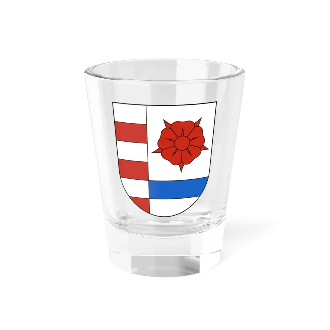 LaGrandeBéroche-blazon (Switzerland) (Coat of Arms) Shot Glass 1.5oz 1.5oz - Go Mug Yourself