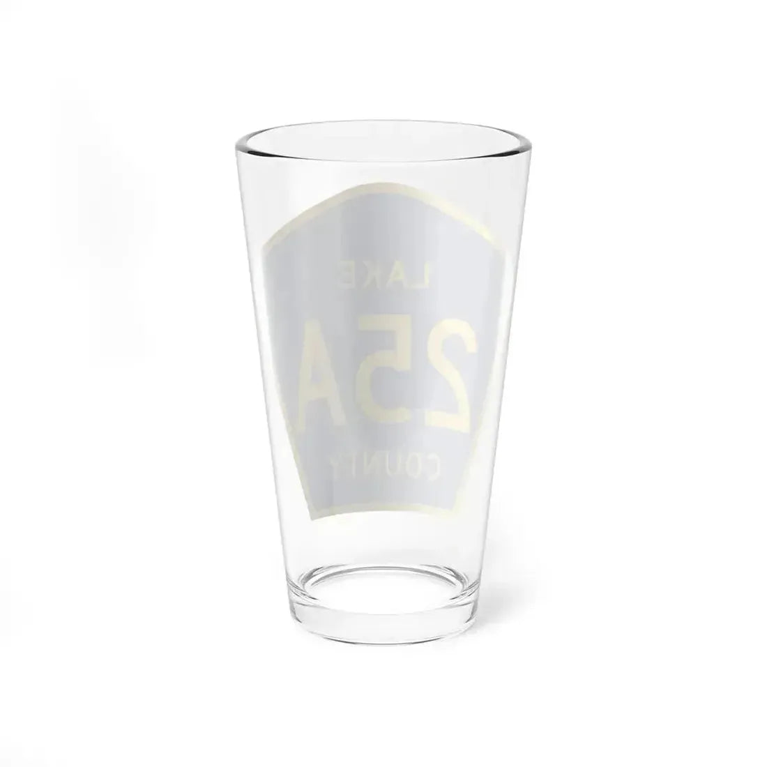 Lake County 25A (Florida) (Road Sign) Pint Glass 16oz - Go Mug Yourself