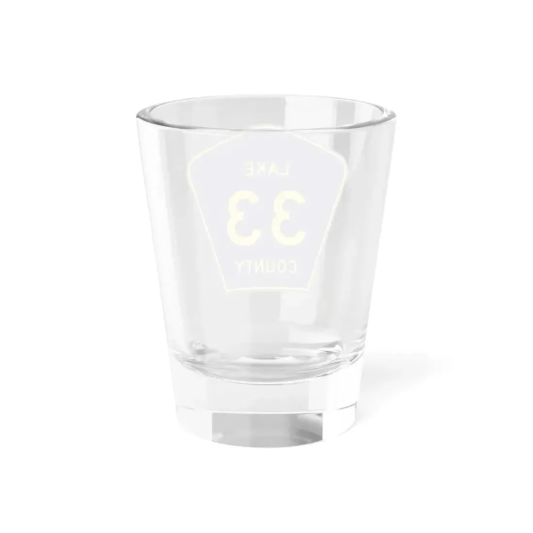 Lake County 33 (Florida) (Road Sign) Shot Glass 1.5oz - Go Mug Yourself