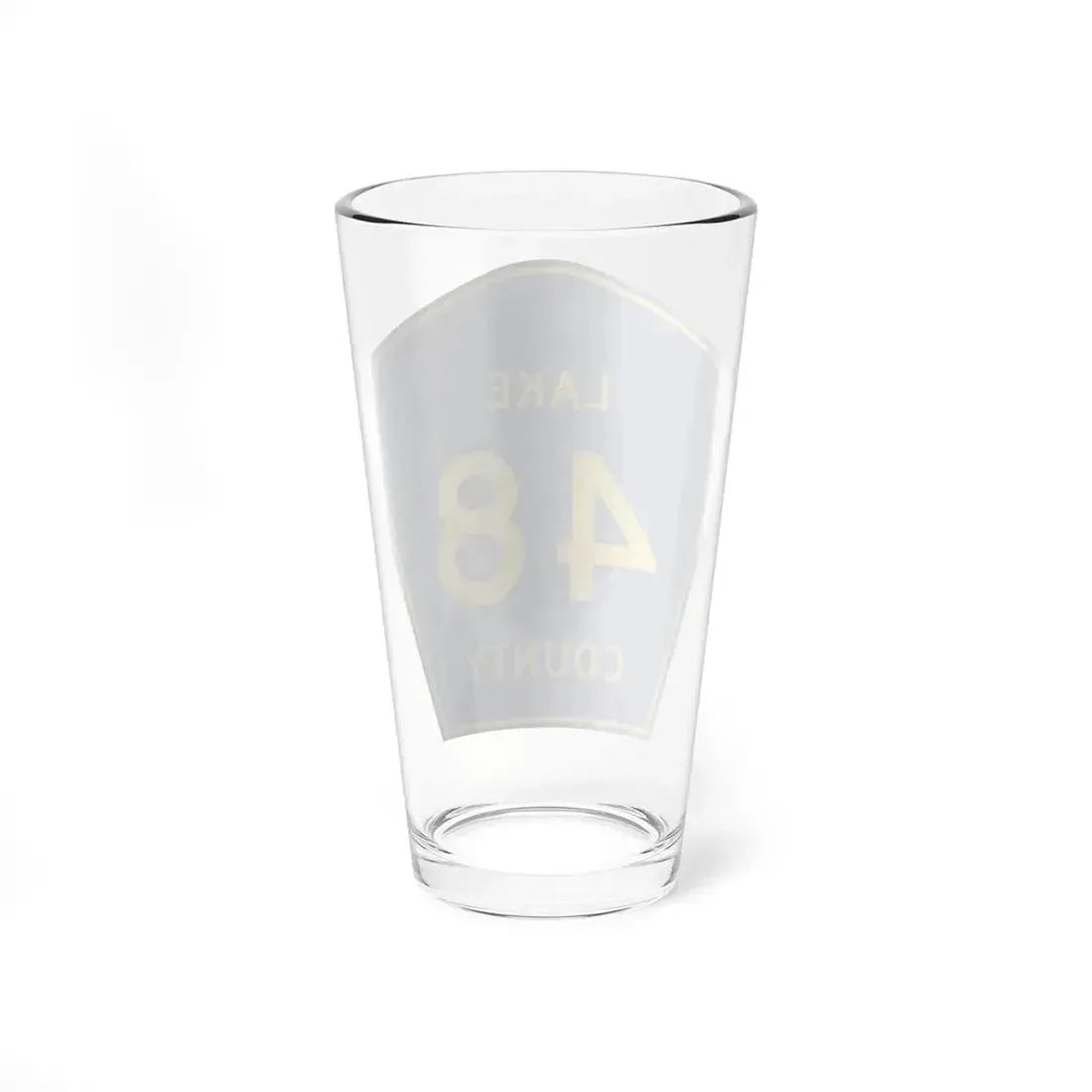 Lake County 48 (Florida) (Road Sign) Pint Glass 16oz - Go Mug Yourself