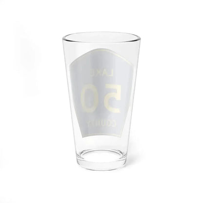 Lake County 50 (Florida) (Road Sign) Pint Glass 16oz - Go Mug Yourself