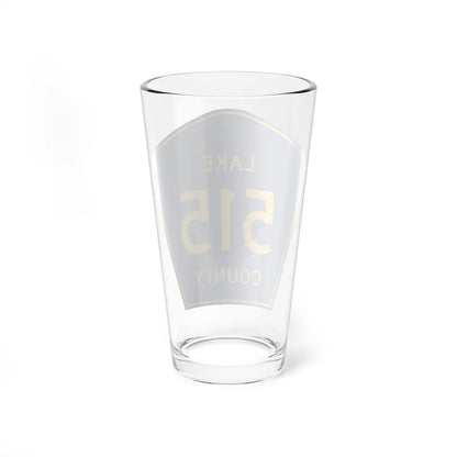 Lake County 515 (California) (Road Sign) Pint Glass 16oz - Go Mug Yourself