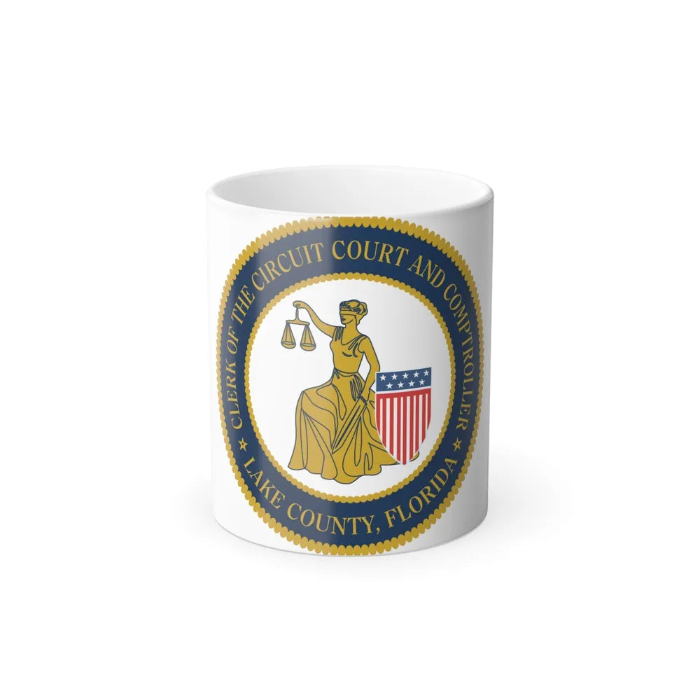 Lake County Florida Clerk of the Circuit Court and Comptroller - Color Changing Mug 11oz-11oz-Go Mug Yourself