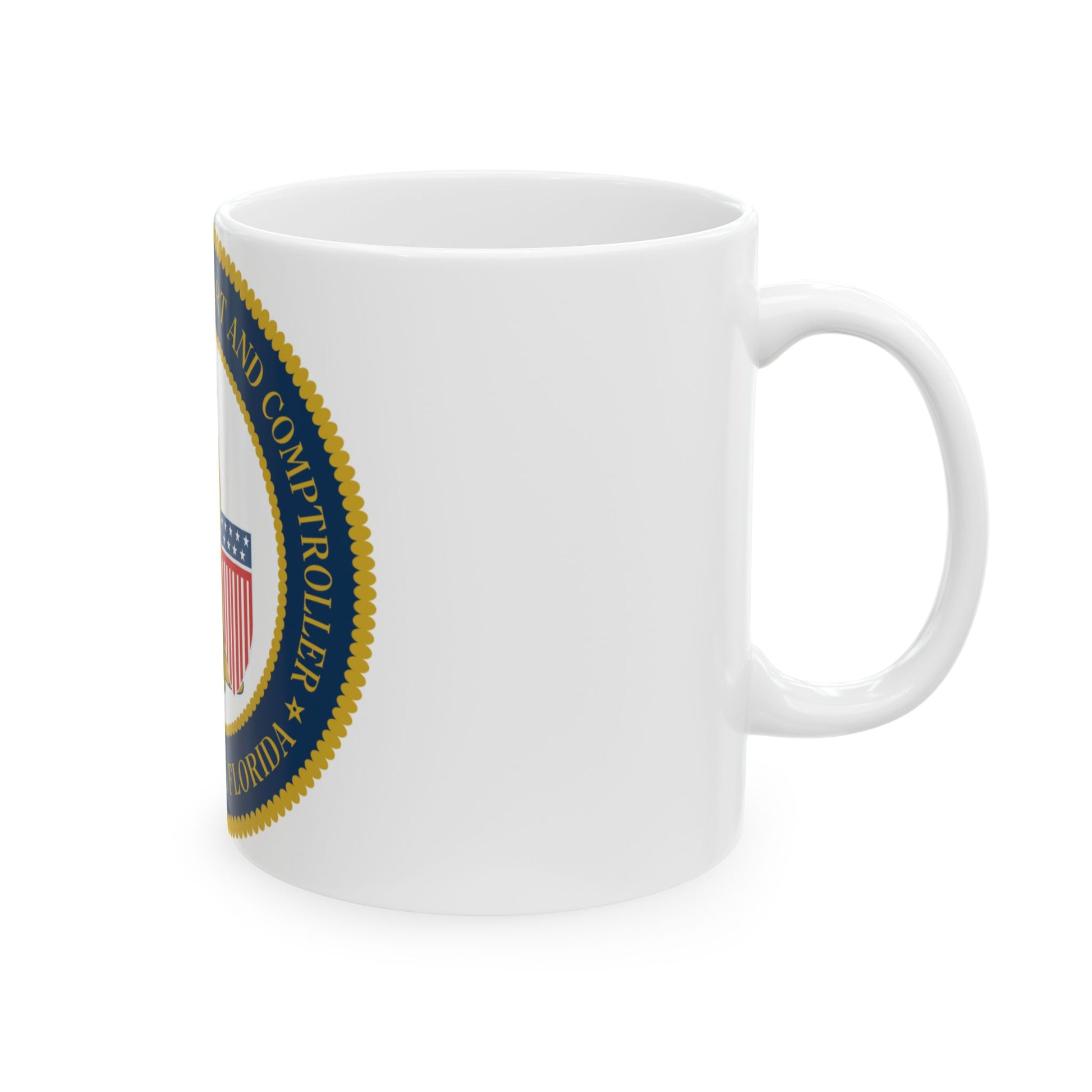 Lake County Florida Clerk of the Circuit Court and Comptroller - White Coffee Mug-Go Mug Yourself