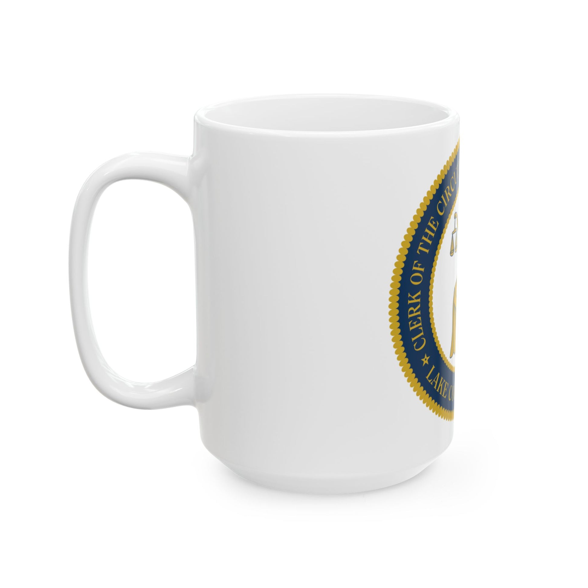 Lake County Florida Clerk of the Circuit Court and Comptroller - White Coffee Mug-Go Mug Yourself