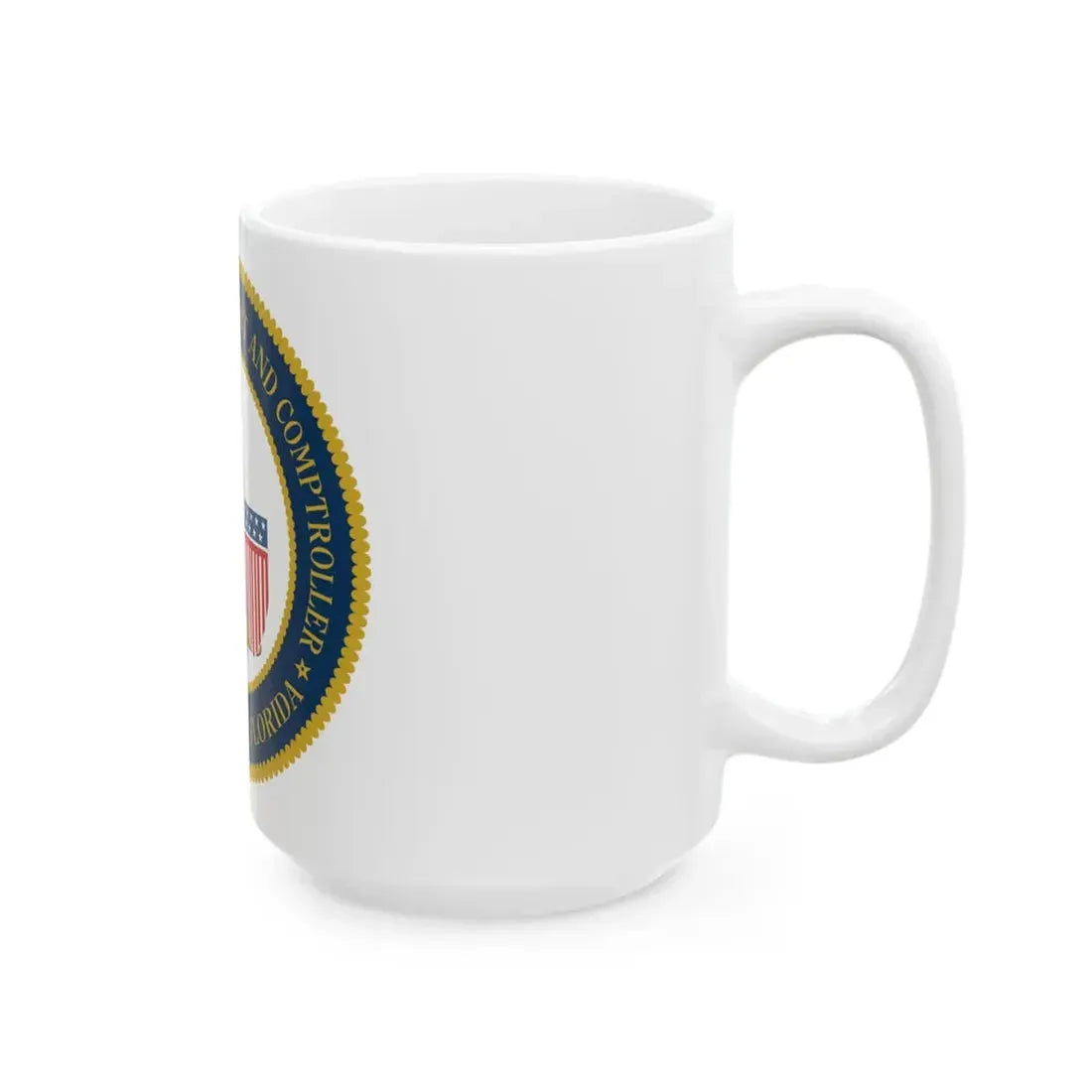 Lake County Florida   Clerk of the Circuit Court and Comptroller - White Coffee Mug - Go Mug Yourself