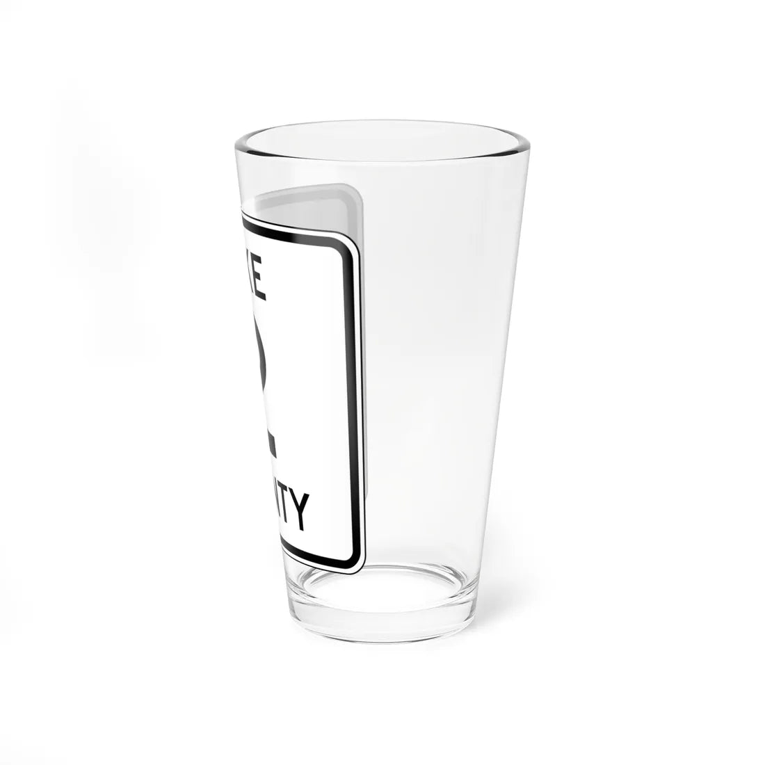 Lake County Route 2 MN (Minnesota) (Road Sign) Pint Glass 16oz - Go Mug Yourself