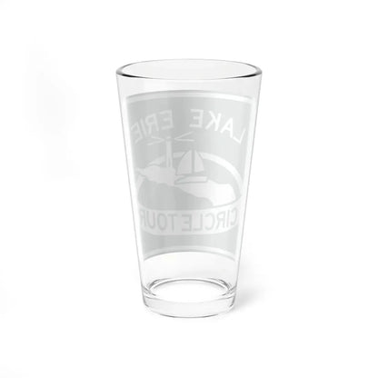 Lake Erie Circle Tour (Ohio) (Road Sign) Pint Glass 16oz - Go Mug Yourself