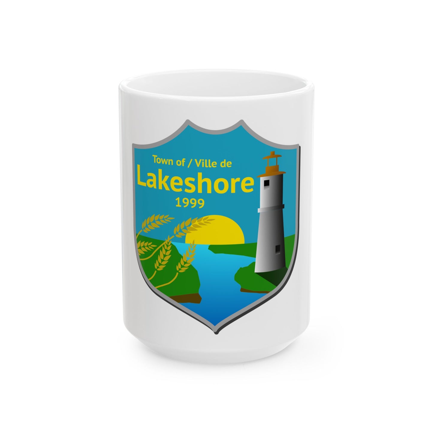 Lakeshore Ontario Flag (Canada) White Coffee Mug-15oz-Go Mug Yourself