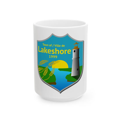 Lakeshore Ontario Flag (Canada) White Coffee Mug-15oz-Go Mug Yourself