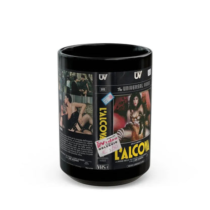 LALCOVA (VHS COVER) - Black Coffee Mug 15oz - Go Mug Yourself