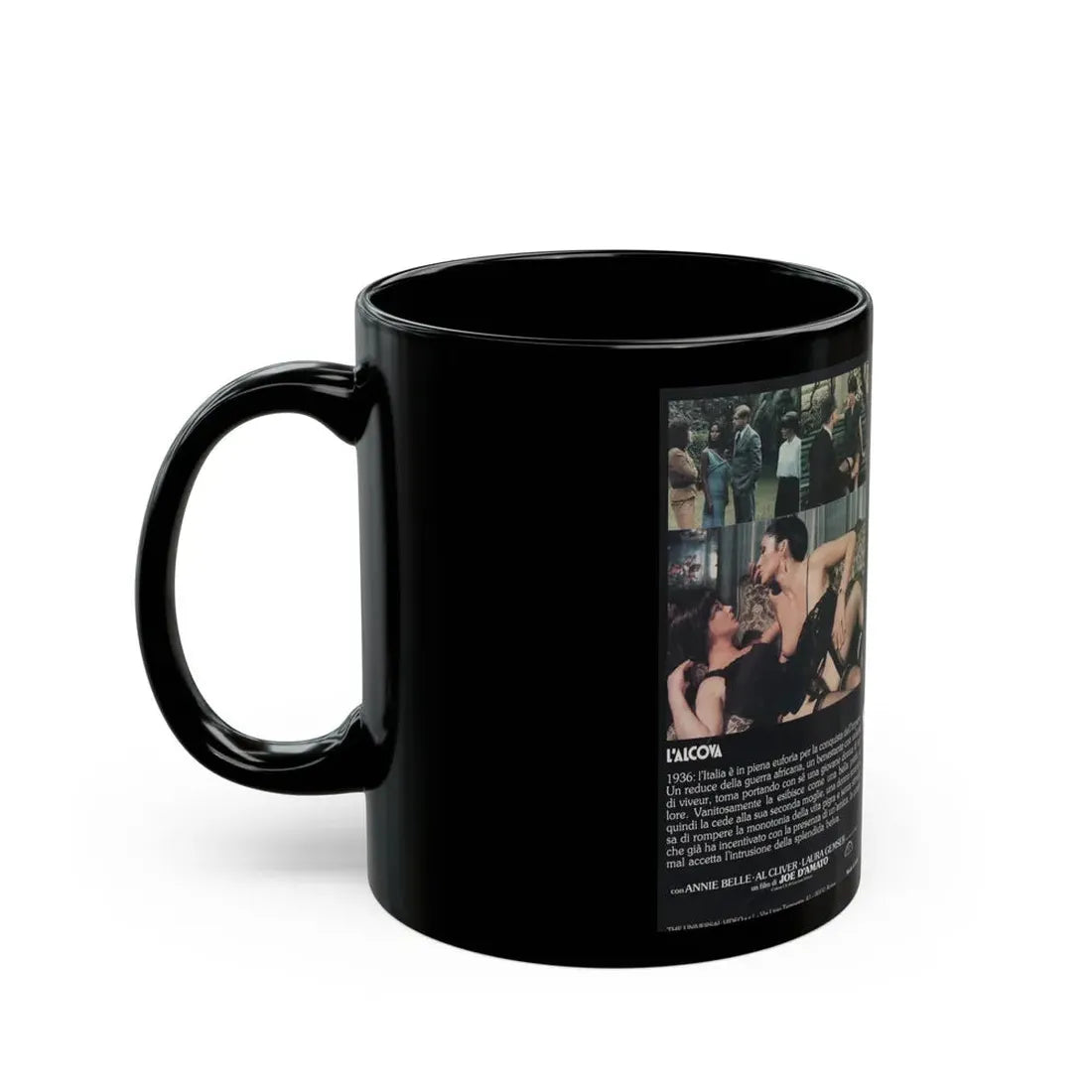 LALCOVA (VHS COVER) - Black Coffee Mug - Go Mug Yourself