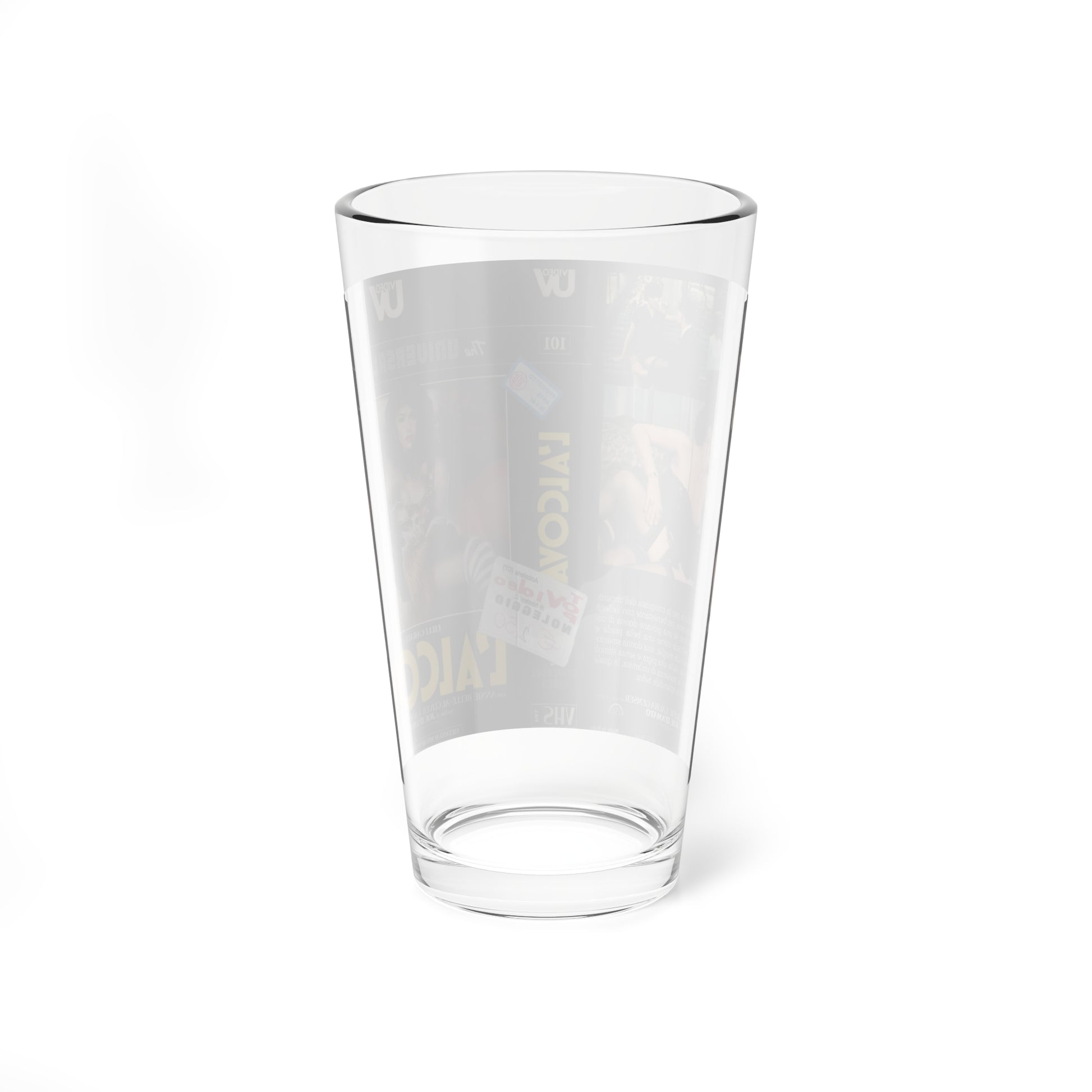 LALCOVA (VHS COVER) Pint Glass 16oz-Go Mug Yourself