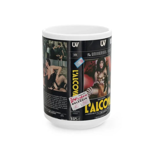 LALCOVA (VHS COVER) - White Coffee Mug 15oz - Go Mug Yourself