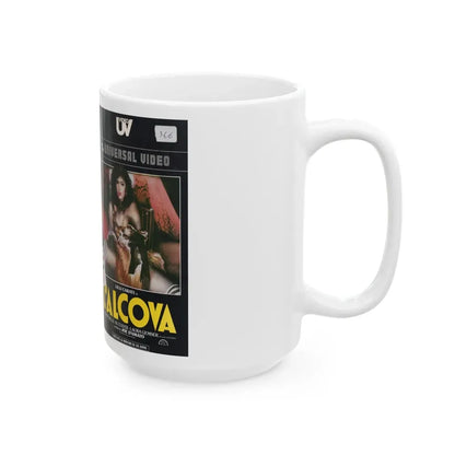 LALCOVA (VHS COVER) - White Coffee Mug - Go Mug Yourself