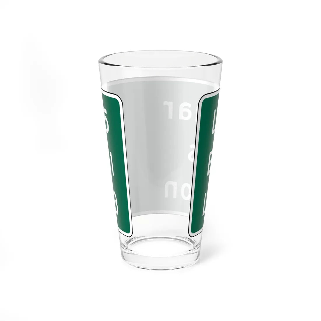 Lamar 15 Eads 51 Limon 133 MUTCD D2-3 (Colorado) (Road Sign) Pint Glass 16oz - Go Mug Yourself