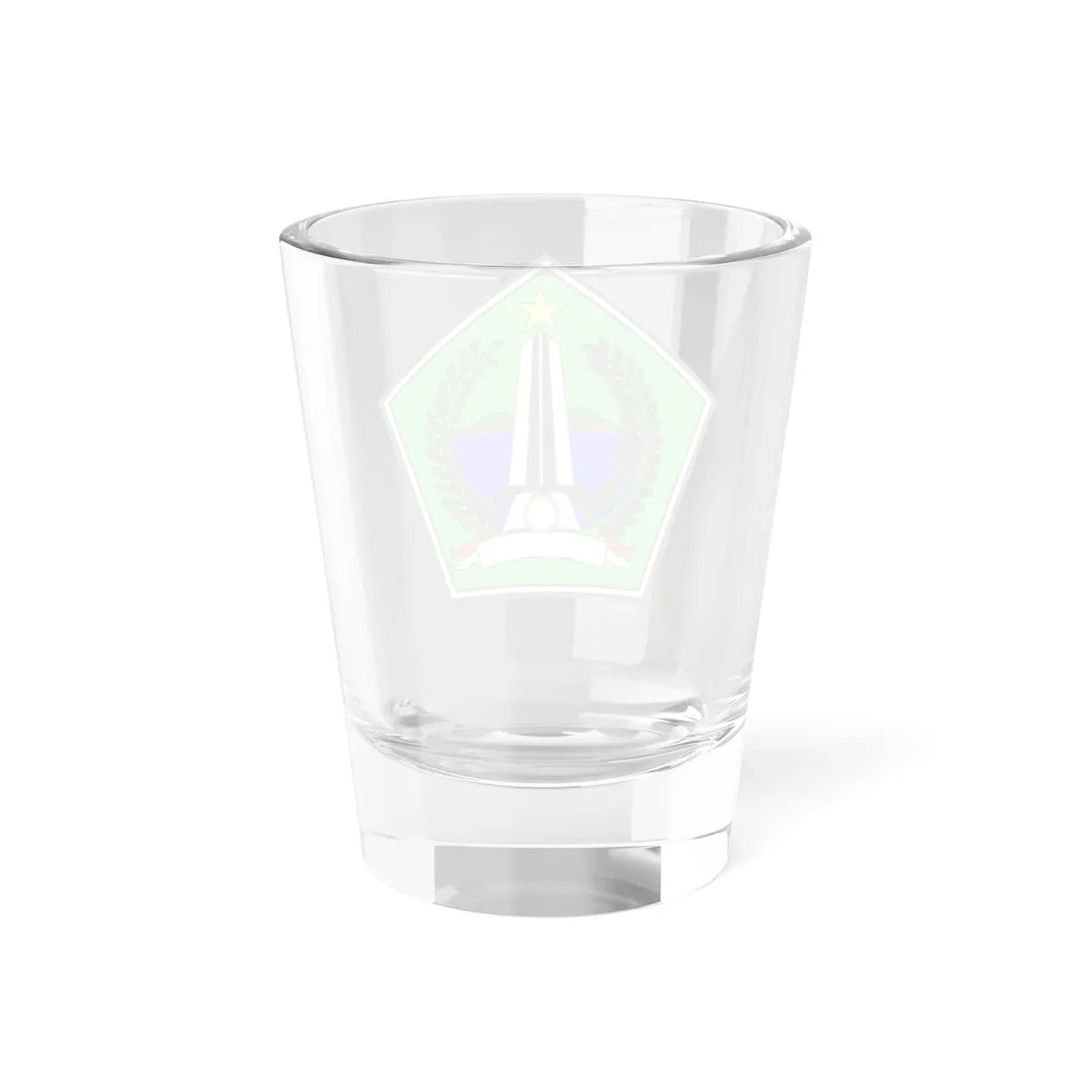 Lambang Kabupaten Kolaka Utara (Indonesia) (Coat of Arms) Shot Glass 1.5oz - Go Mug Yourself