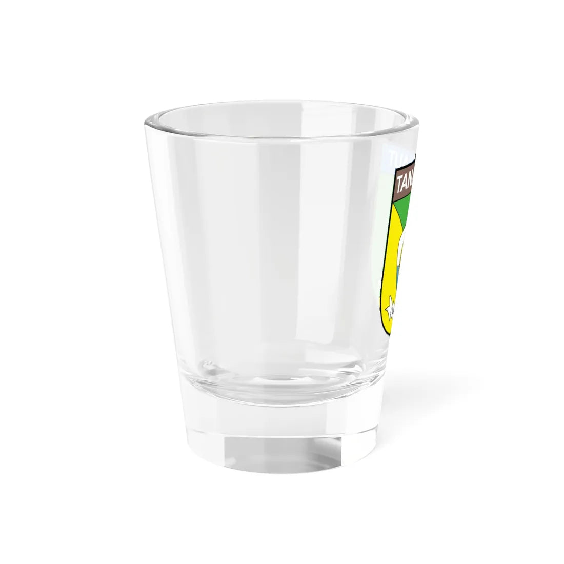 Lambang Kabupaten Tanah Laut (Indonesia) (Coat of Arms) Shot Glass 1.5oz - Go Mug Yourself