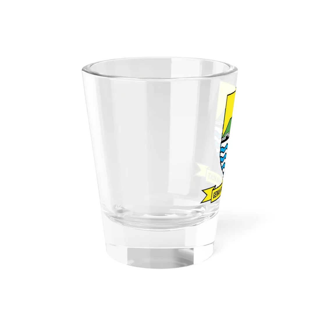 Lambang Kota Bandung (Indonesia) (Coat of Arms) Shot Glass 1.5oz - Go Mug Yourself