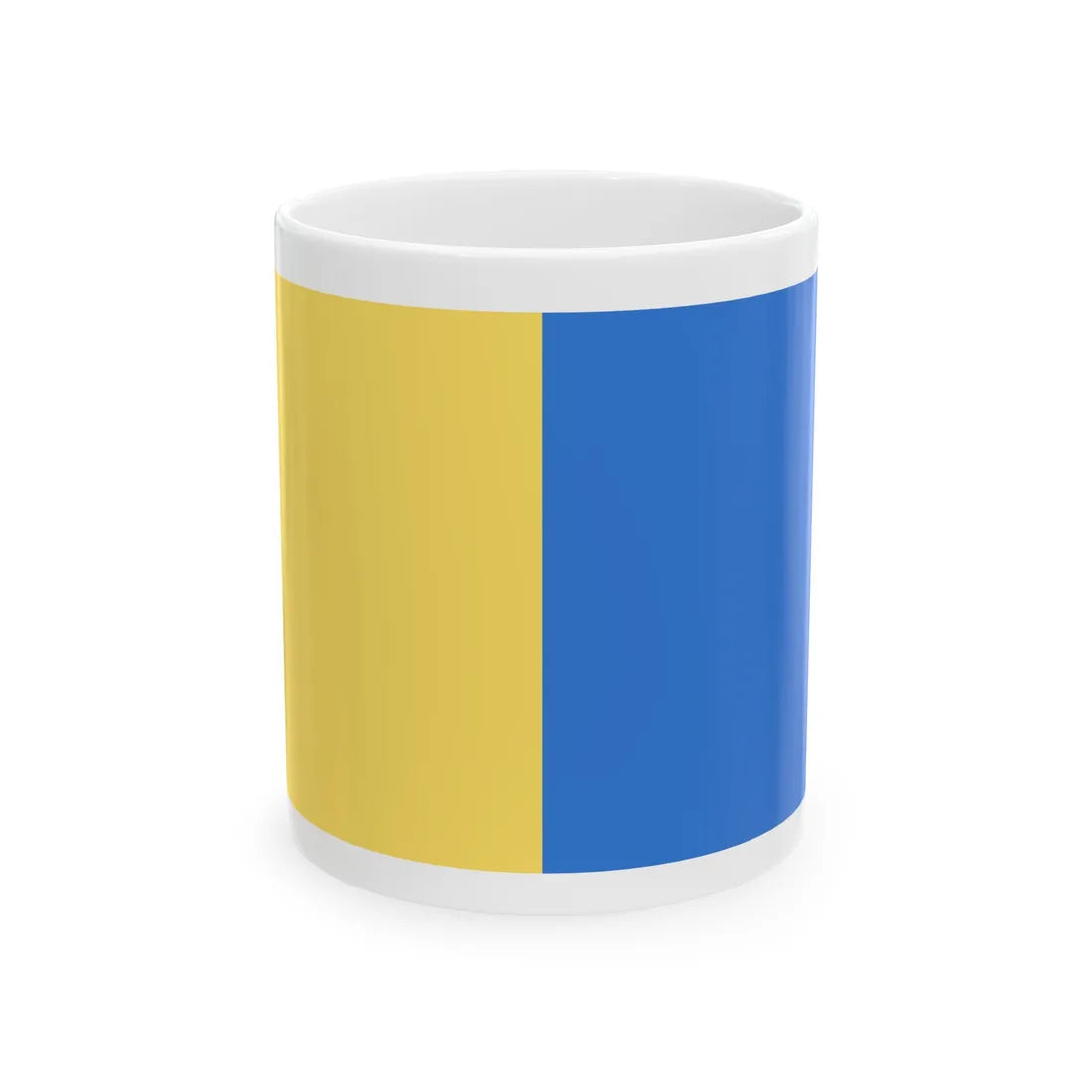 Lampedusa e Linosa-Bandiera (Italy) White Coffee Mug 11oz - Go Mug Yourself
