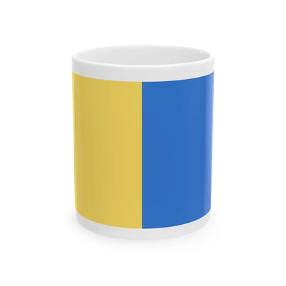 Lampedusa e Linosa-Bandiera (Italy) White Coffee Mug 11oz - Go Mug Yourself