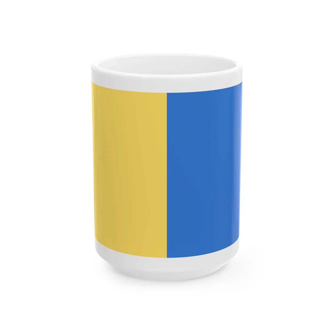 Lampedusa e Linosa-Bandiera (Italy) White Coffee Mug 15oz - Go Mug Yourself