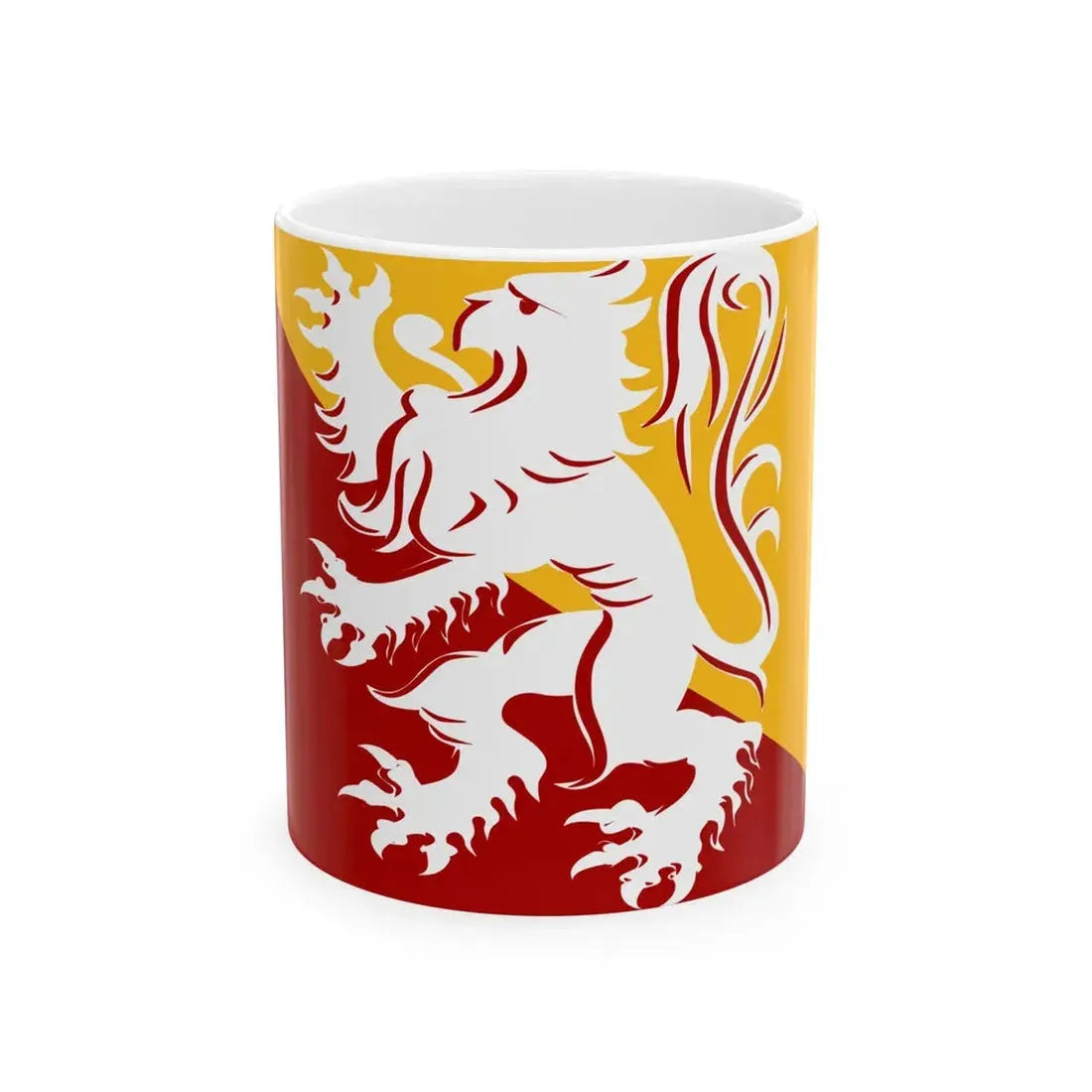 Lanaken vlag (Belgium) White Coffee Mug 11oz - Go Mug Yourself
