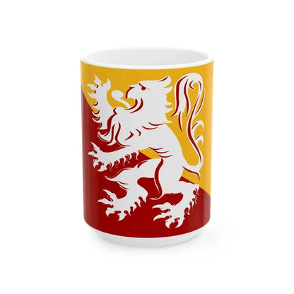 Lanaken vlag (Belgium) White Coffee Mug 15oz - Go Mug Yourself