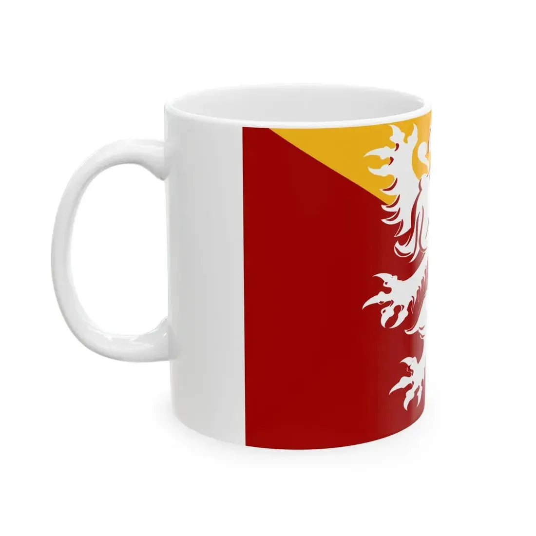 Lanaken vlag (Belgium) White Coffee Mug - Go Mug Yourself